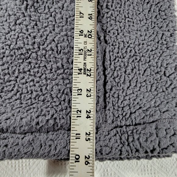 Express full zip hoodie deep pile sherpa front pockets safety stripe pink M/L - Picture 6 of 16